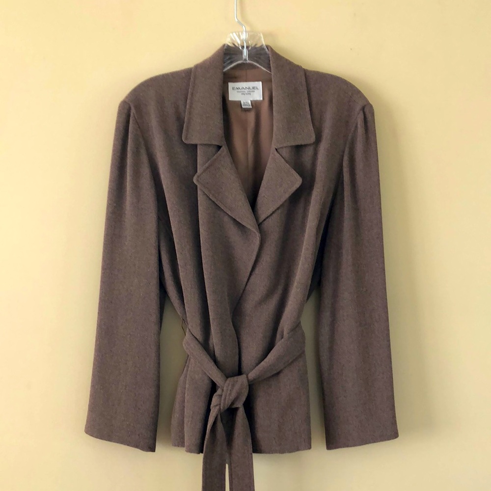 Emanuel Ungaro Belted Jacket size 8P
